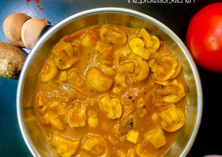 Recipe of Quick Mushroom curry