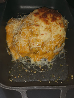 Una foto de Coliflor con bechamel a los tres pimientos