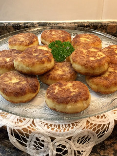 Una foto de Tortitas de coliflor con queso fresco o ricotta, sin gluten