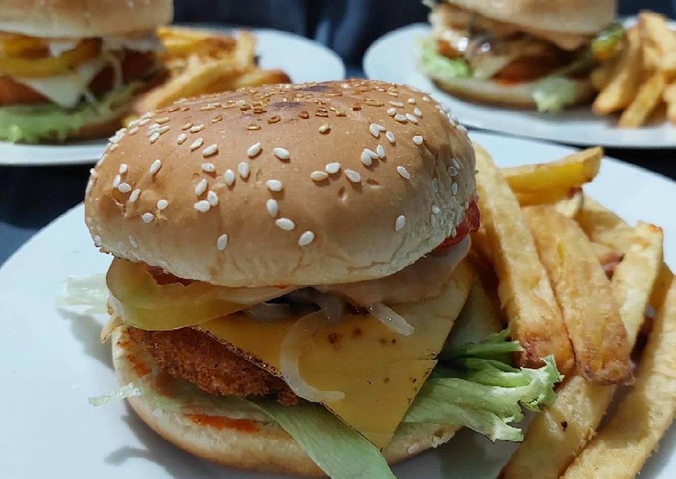 Chicken Cheese Burger