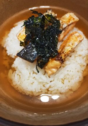 香煎三文魚茶漬飯 的食譜成品照片
