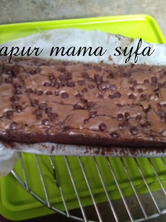 Foto resep Brownies coklat moist tanpa Bp,, & soda kue