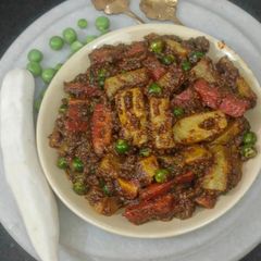 A picture of Instant Mooli Gajar Matar Ka Achar.