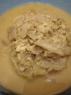 Foto resep Sawi putih santan