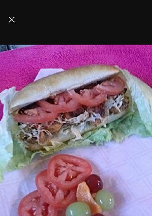 A picture of 🥇Cajun Parmesan-Grilled Chicken Sub By (Jerr).