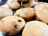 Muffins de banana y chip de chocolate