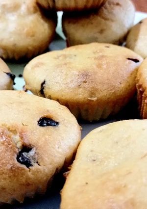 Una foto de Muffins de banana y chip de chocolate