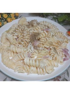 Foto resep Fusilli Pasta Saus Keju