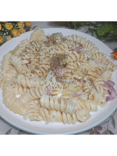 Foto resep Fusilli Pasta Saus Keju
