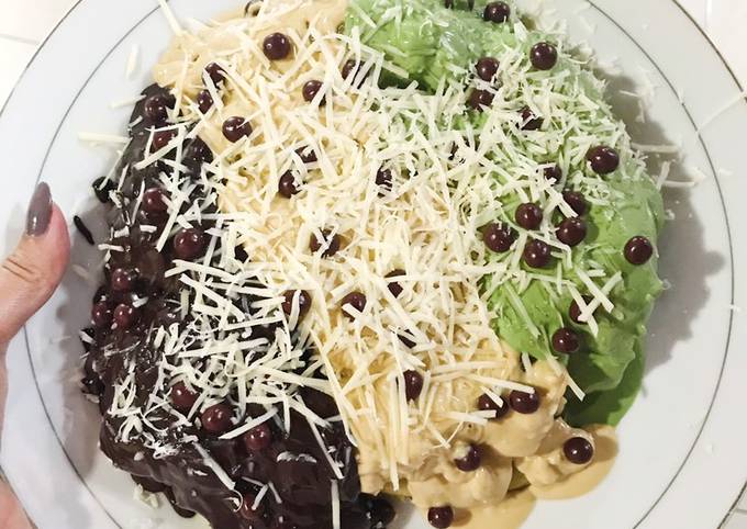 Ini dia! Bagaimana cara membuat Pisang goreng krispi 3 rasa/ banana melted  nagih banget