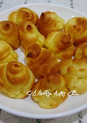Hình của món Bánh su kem nướng bằng nồi chiên không dầu.