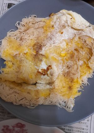 麻油麵線煎蛋 的食譜成品照片