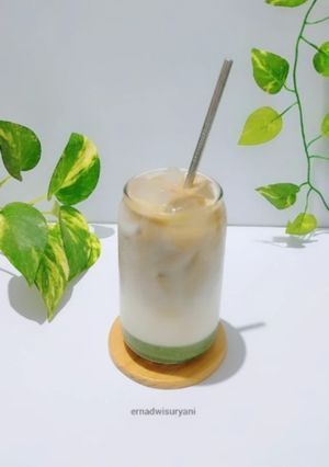 Foto resep Dirty Matcha Latte