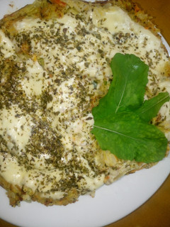 Una foto de Tortilla de arroz y brócoli