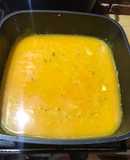 Sopa crema de zanahoria y calabacín