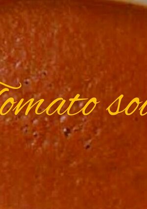 A picture of Tomato soup.