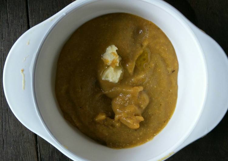 MPasi 6+ Jagung+kentang, wortel, kacang merah, kaldu sapi