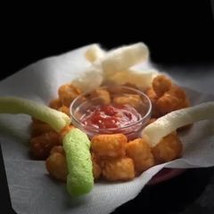 Potato cheese nuggets A picture of Potato cheese nuggets.