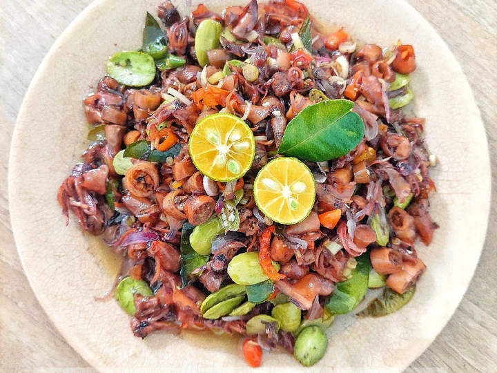 Easy Way Prepare Cumi Asin Pete Sambal Matah the Perfect So Delicious