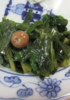 樹子煮韭菜 的食譜成品照片