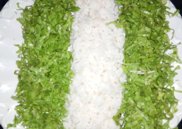 Steps to Prepare Favorite Nigerian rice with salad