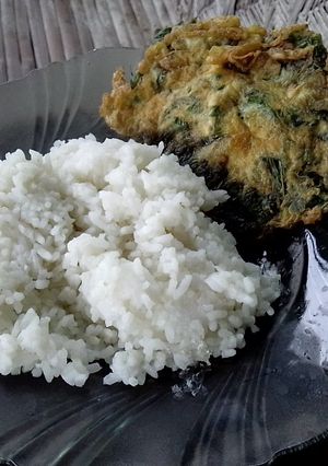 Foto resep Telur dadar ft daun so ala ala