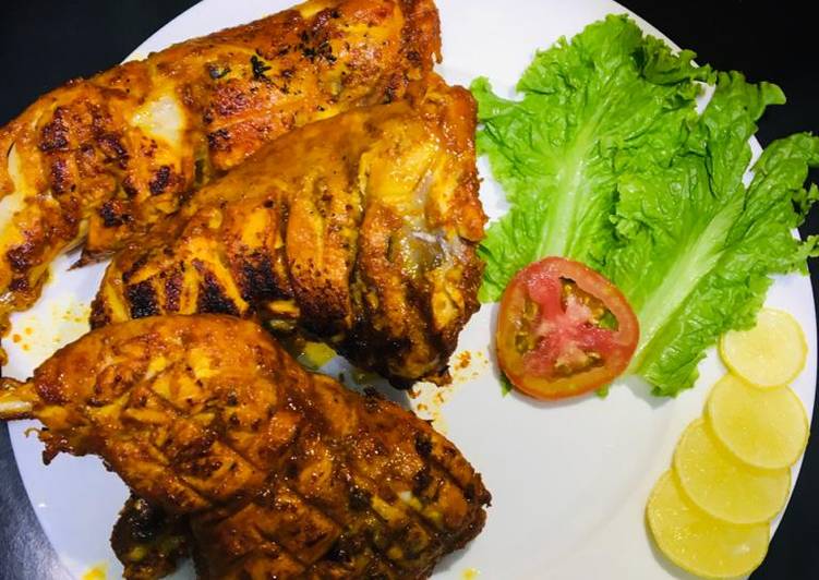 Step-by-Step Guide to Make Quick Spicy grilled chicken tikka