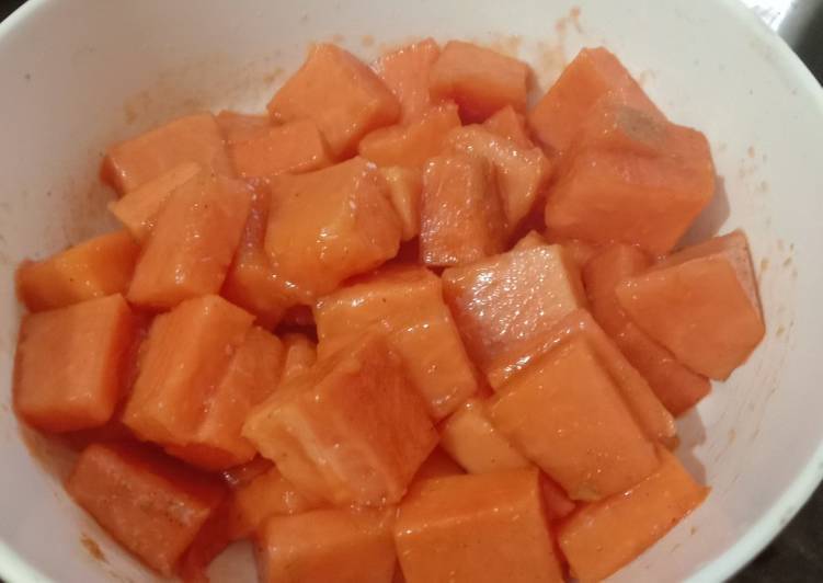 Steps to Make Homemade Papaya Chat