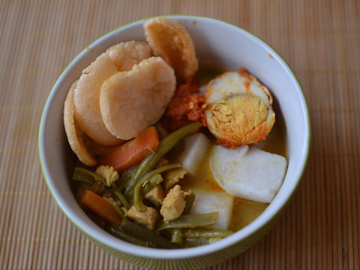 Resep Lontong sayur paling mudah no mecin yang Enak Banget