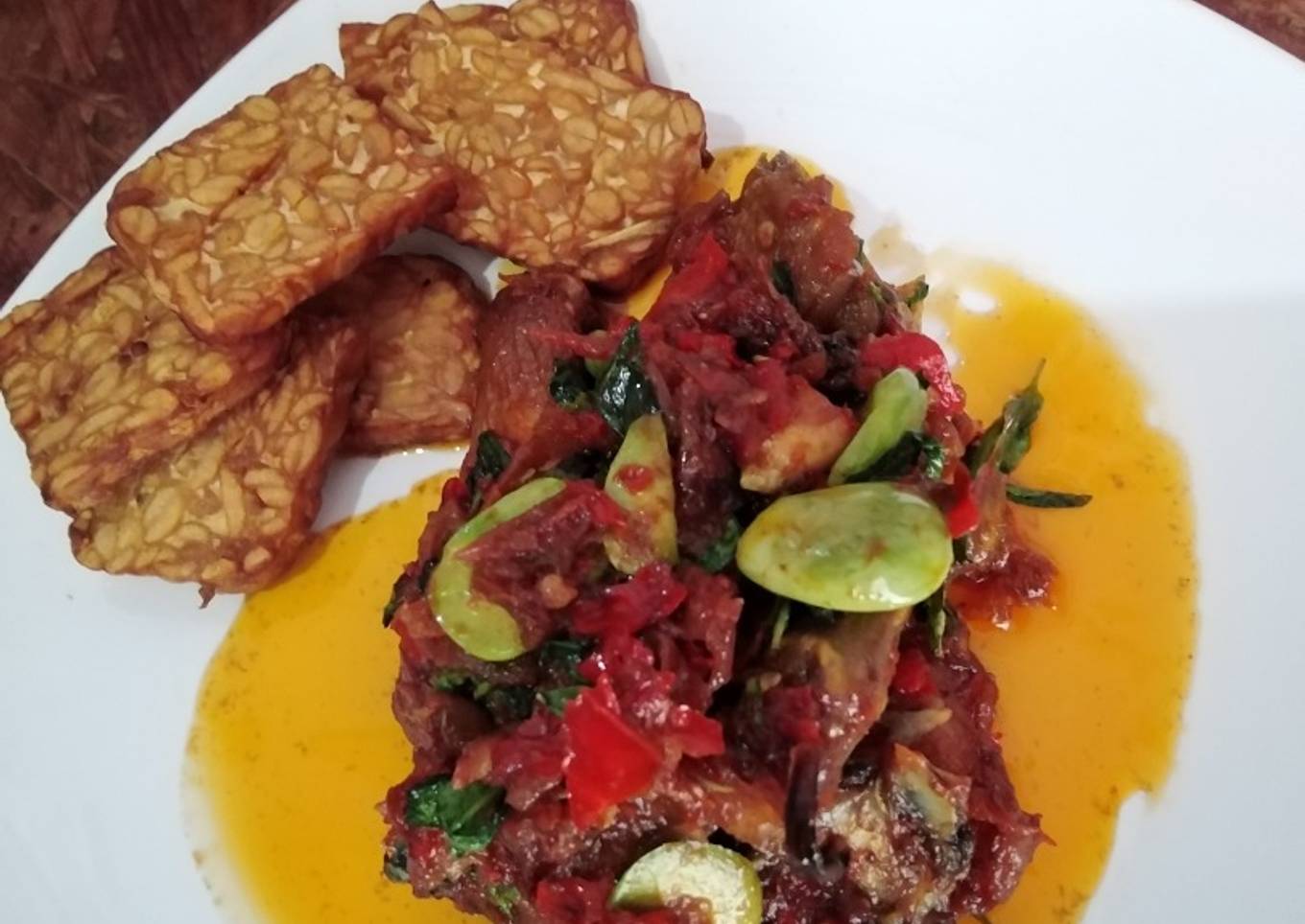 Balado ayam kemangi pete