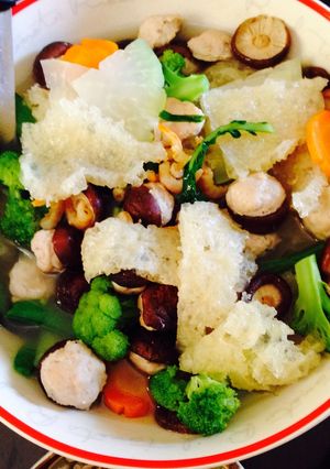 Hình của món Canh bóng thả.