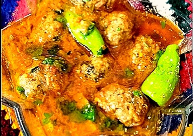 Mutton kofta salan