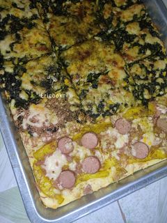 عکسی از دستور پیتزا با خمیر همه کاره