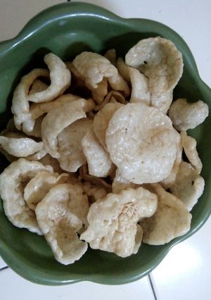 Foto resep Kerupuk nasi + tepung kanji