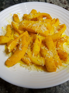 Una foto de Tiras de pota de calamar con queso