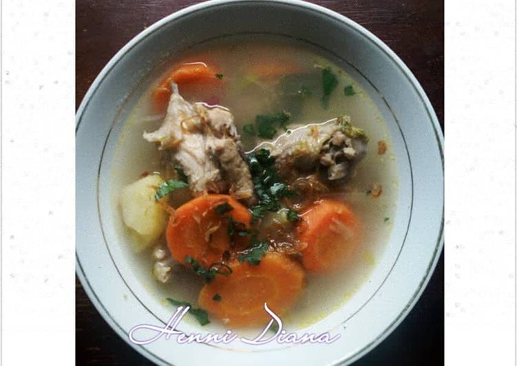 10 Resep: Sup/soup ayam kampung rempah masaknya gampang dan enak Anti Ribet!