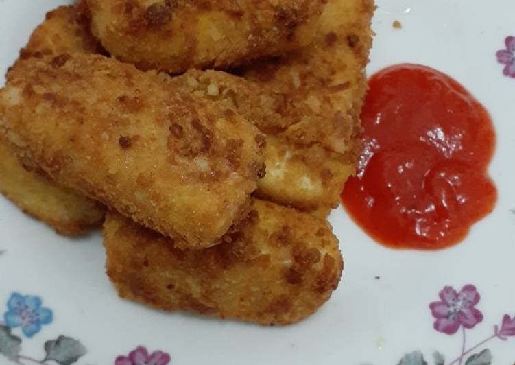 Tahu kriuk tepung roti