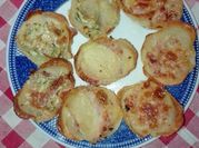 Una foto di patata zucchine e prosciutto cotto