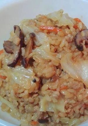 高麗菜飯 的食譜成品照片