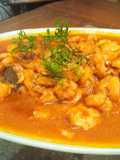 Caldereta de camarones