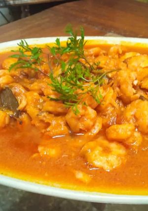 Una foto de Caldereta de camarones