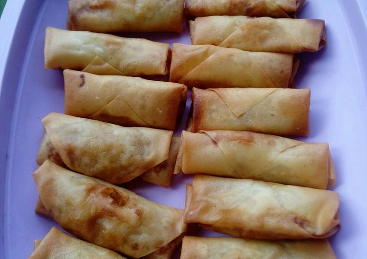 Langkah Mudah untuk Menyiapkan Lumpia sayur #42, Bisa Manjain Lidah