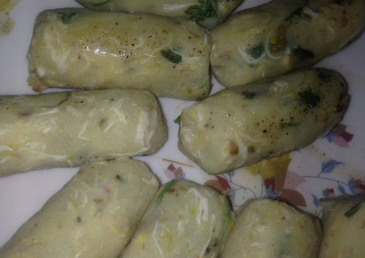 Recipe of Homemade Chicken Potato Rolls