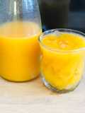 Jugo de chinola (maracuyá) con mango 🥭