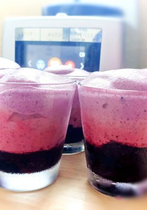 Une photo de Verrines express aux myrtilles au cook expert