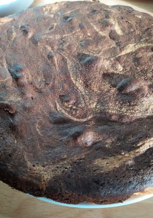 Une photo de Gâteau marbré au chocolat