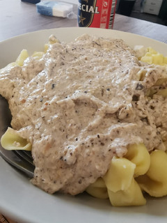 Una foto de Salsa de setas