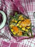 Quinoa con verdure in barattolo