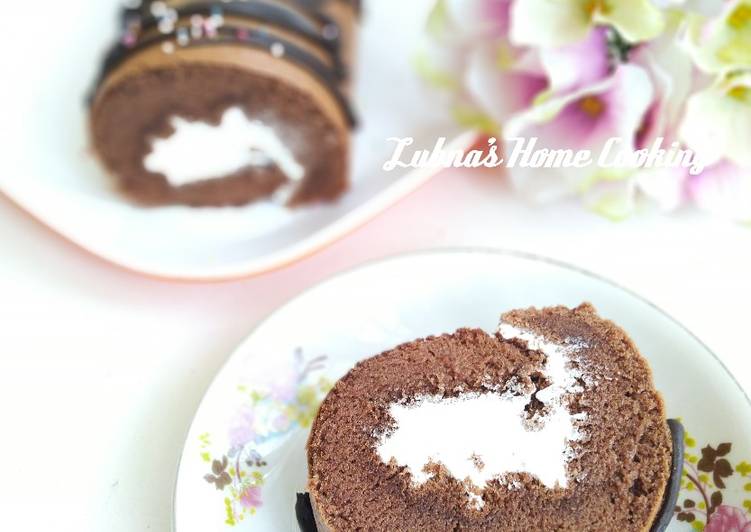 Cara Gampang Membuat Classic Chocolate Roll Cake, Menggugah Selera