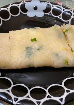 粉漿蛋餅 的食譜成品照片